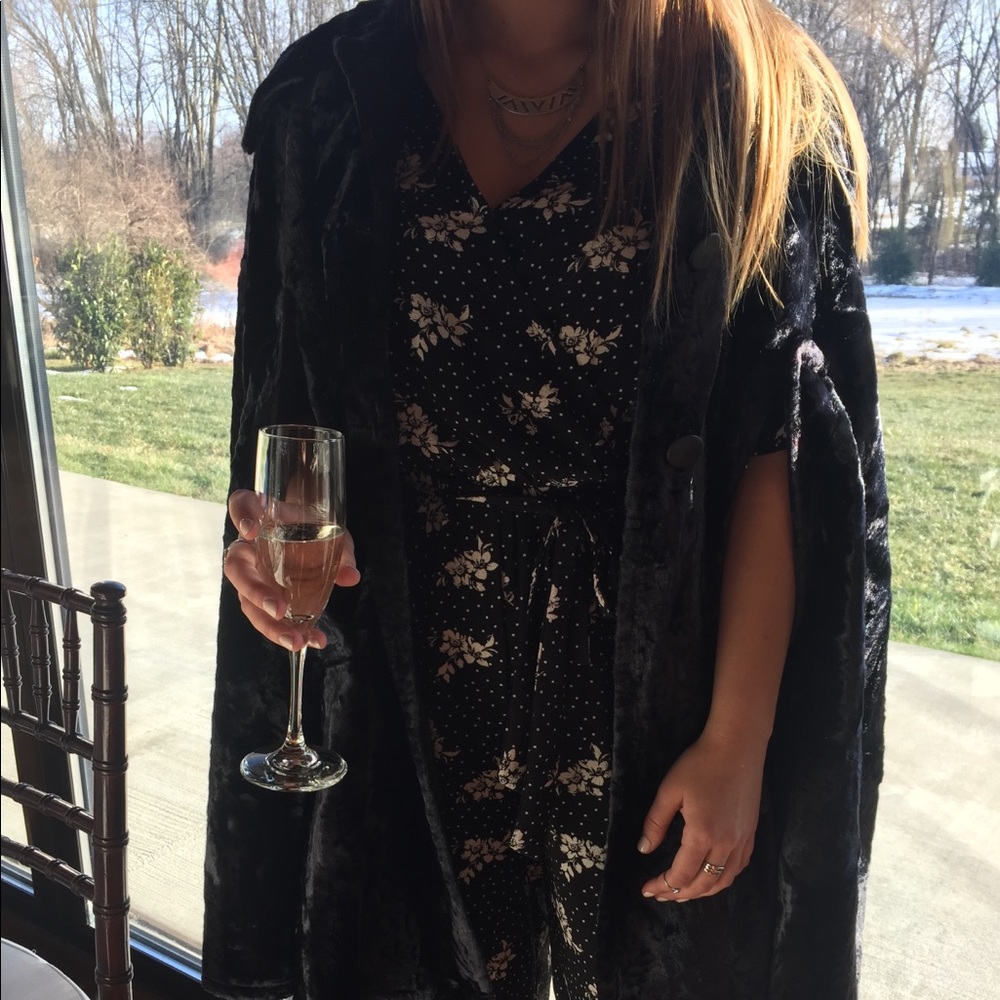 Crushed Velvet Cape
